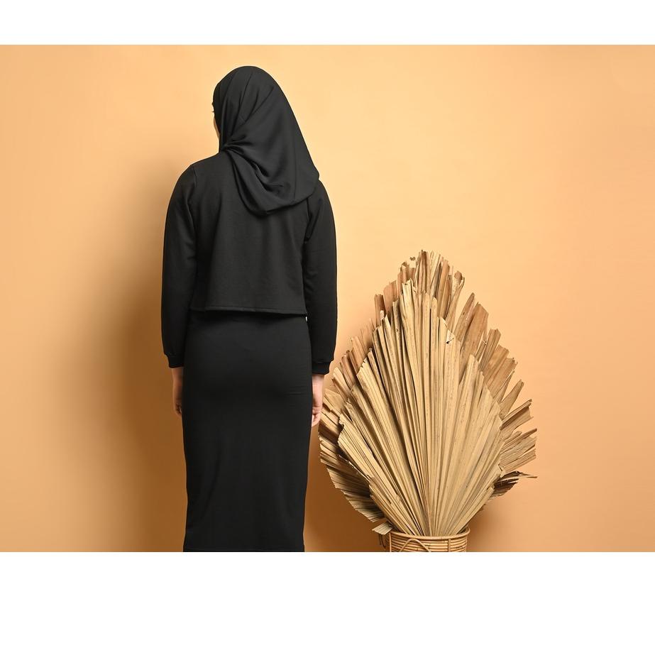 Penjualan Terbanyak.. Norah Body fit Hijab Dress - Maternity Dress Baju hamil