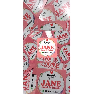 

Label Stiker Kotak Produk/Kemasan/Jualan