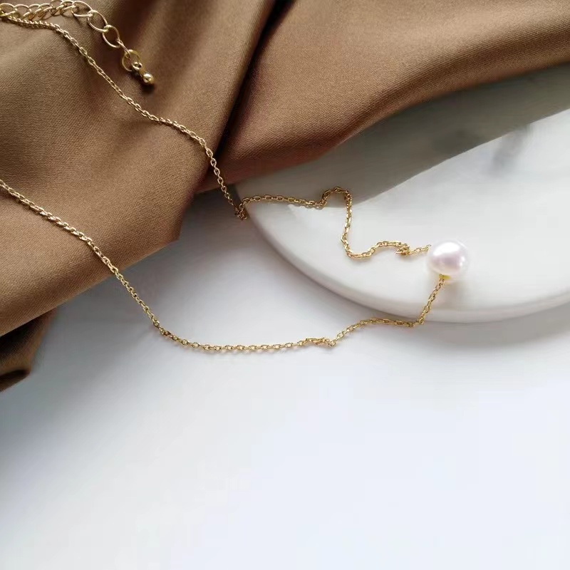 Kalung Wanita Liontin Pearl Necklace Kalung Gold Korea Fashion