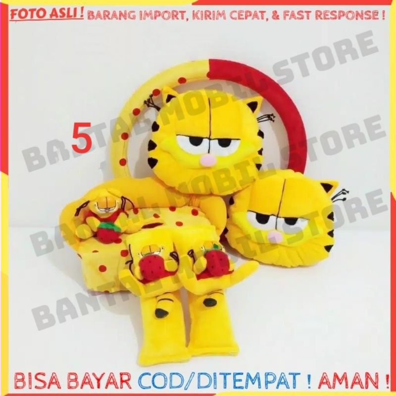 SET CAR BANTAL SANDARAN HEADREST JOK KEPALA LEHER TISU TISSU TISUE TISSUE SAFETY BELT SABUK PENGAMAN