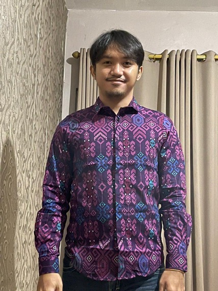 Kemeja Pria Lengan Panjang Long Slimfit  Batik Songket Murah