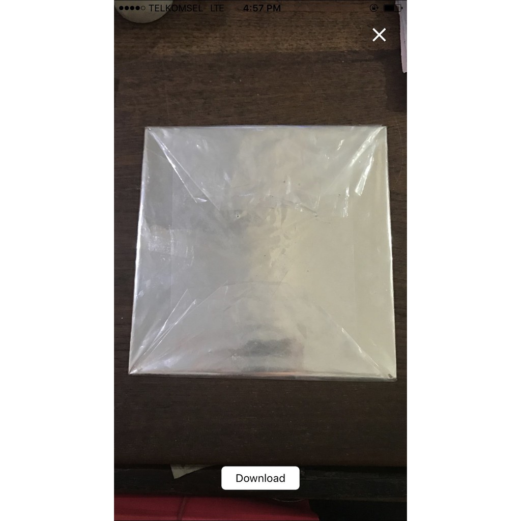 Papan Kue Silver Bulat Bulat dan Kotak - Alas Kue Ukuran 20x20cm