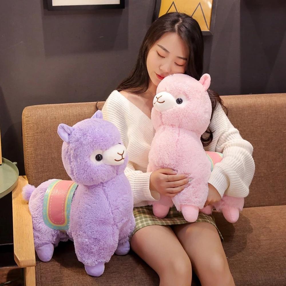 Quinton Alpaka Mainan Mewah Lucu Panas Hadiah Ulang Tahun Lembut Anak Hadiah Hewan Mainan Mewah