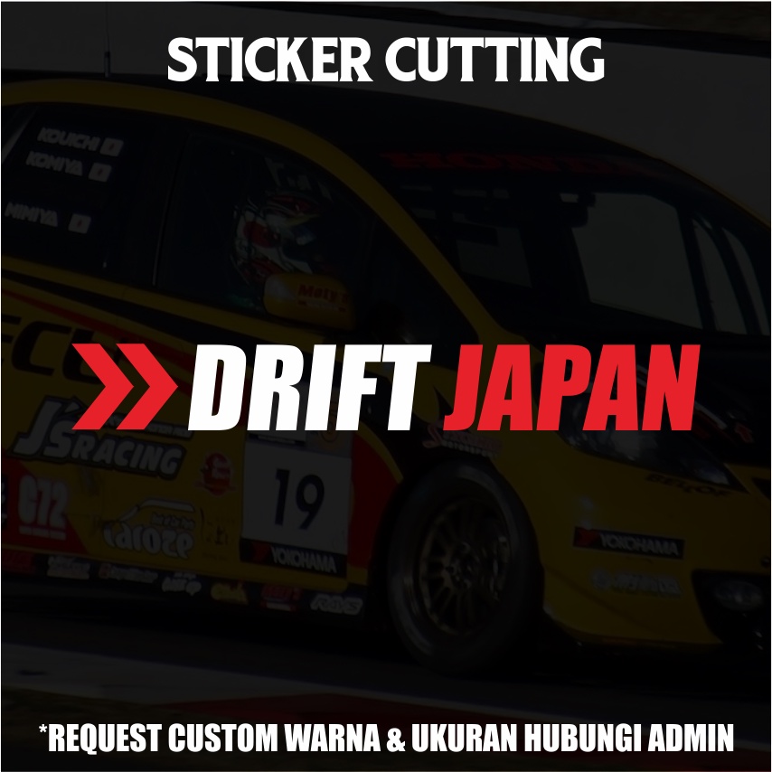 Sticker Cutting Drift Japan