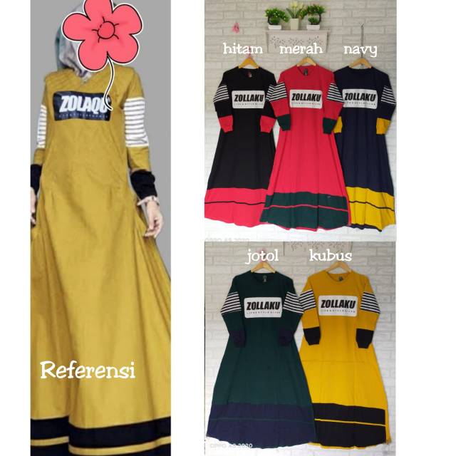 Gamis kaos import/maxidress murah