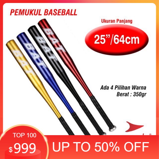 Tongkat Bisball/stik baseball Aluminium aloy Speeds ukuran (25Inch panjang 64CM)LX 002-01
