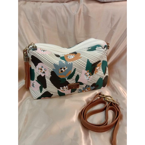 tas fashion selempang 3ruang motif FO2245,slingbag 3ruang