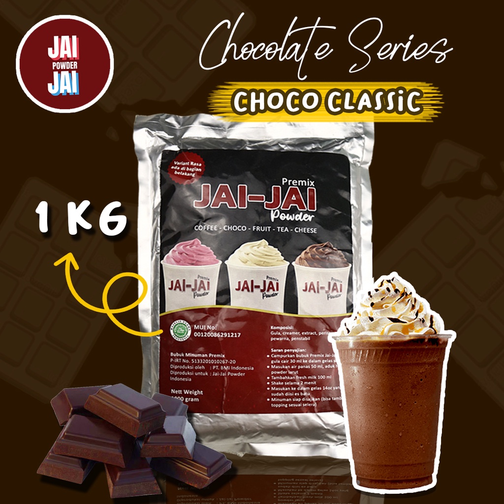 

Bubuk Minuman 1kg - CHOCO CLASSIC - Jai Jai Powder