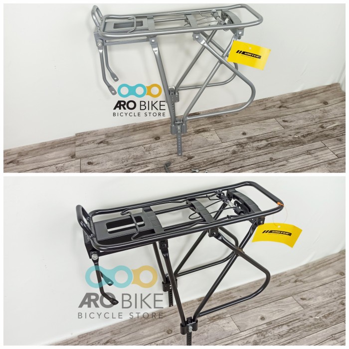 Aksesoris Sepeda - Rak Bagasi Panier Sepeda United D10 Alloy Adjustable Mtb Federal Seli - Silver