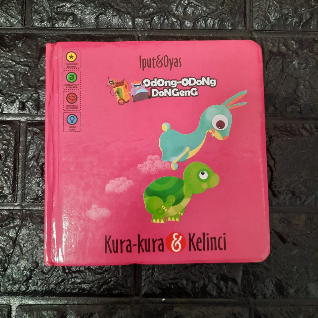 [Dealfabox Makassar] Buku Cerita Anak - Odong-Odong Dongeng: Kura-Kura & Kelinci (Boardbook)