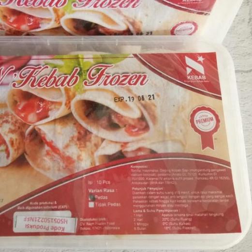 

★ n kebab frozen premium isi 10 ♔