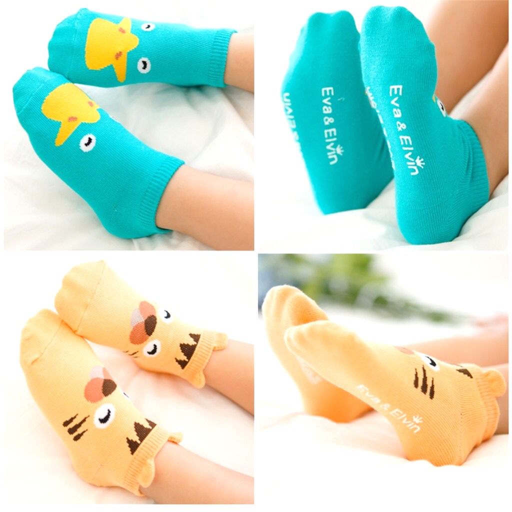 GRAGA KS04 KAOS KAKI BAYI MOTIF KARAKTER ANIMALS KAOS KAKI ANAK ANTI SLIP KARAKTER LUCU