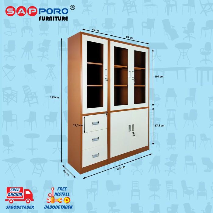 

Filling Cabinet / Lemari Kantor / Lemari Besi Jumbo Sapporo Frankfurt - Fawn Beta Kualitas Terbaik