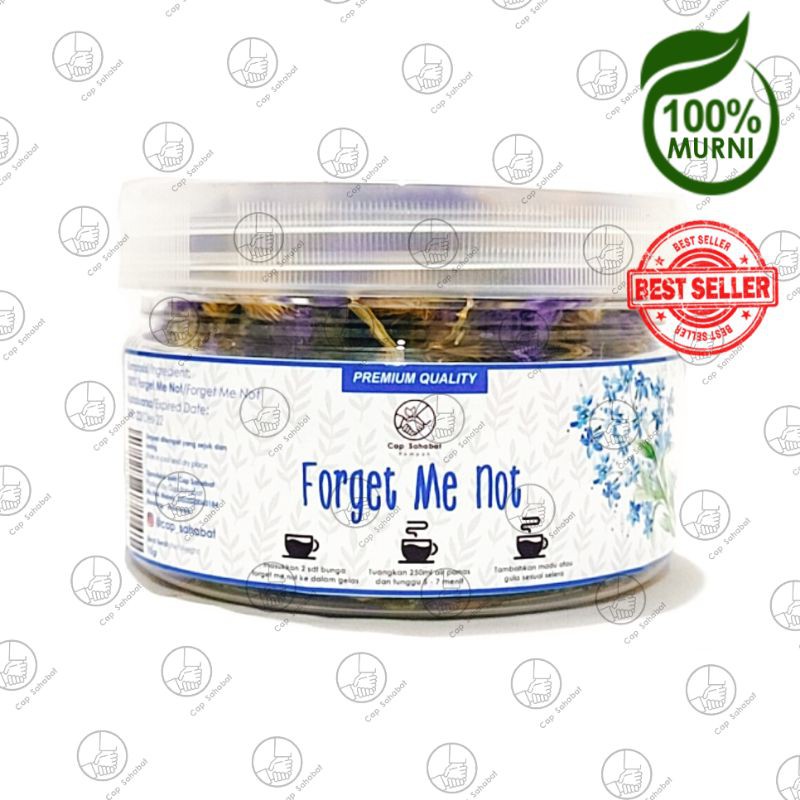 Teh Forget Me Not / Tisane / Artisan Tea / Flower Tea / Teh Bunga / Tea Blend 100% PREMIUM QUALITY