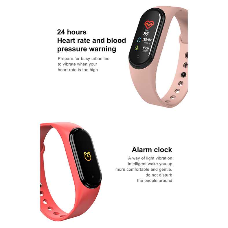 SKMEI Smartwatch Jam Tangan Pintar LED Bluetooth Heartrate Monitor M4