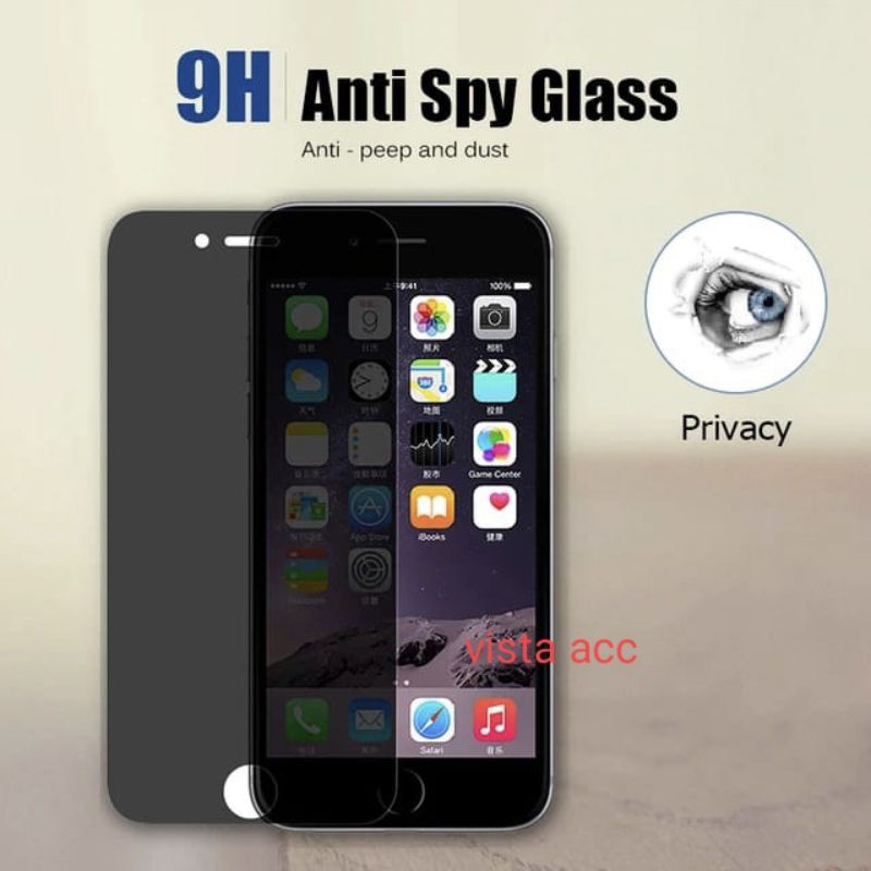 TEMPERED GLASS IPHONE IP 11/IP 11 PRO/IP 11 PRO MAX ANTI SPY ANTI GORES KACA