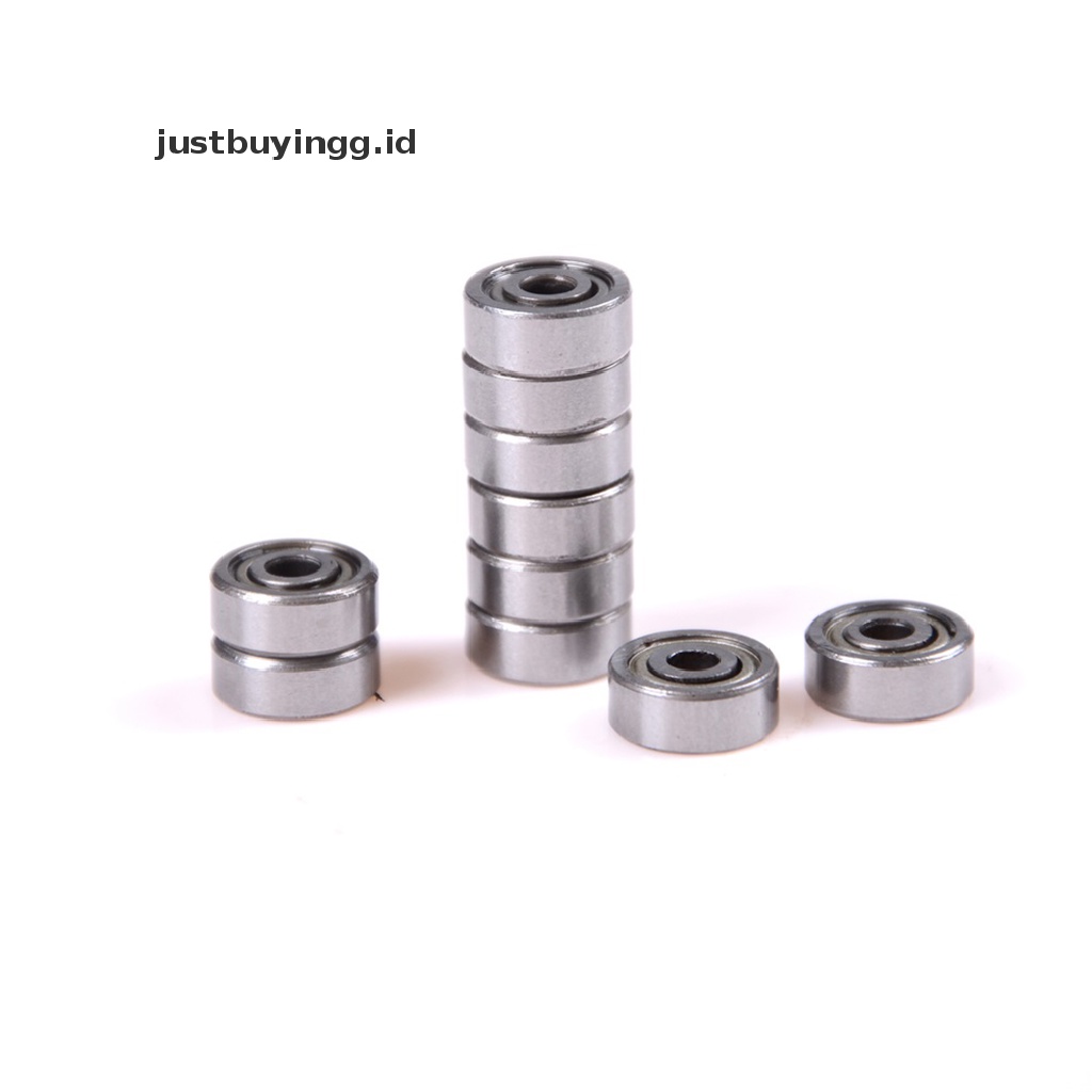 10pcs / Set Bola Bearing Radial 623zz 3mm X 10mm X 4mm 623z Untuk Printer 3d Reprap Id