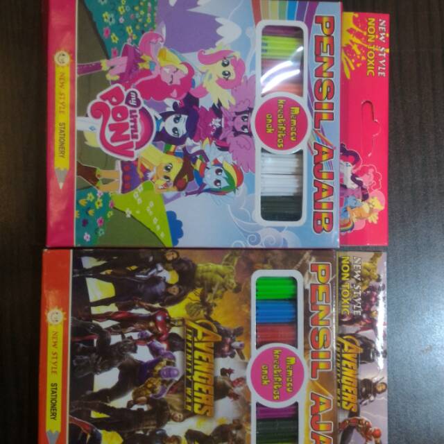

pensil ajaib (bisa berubah warna)