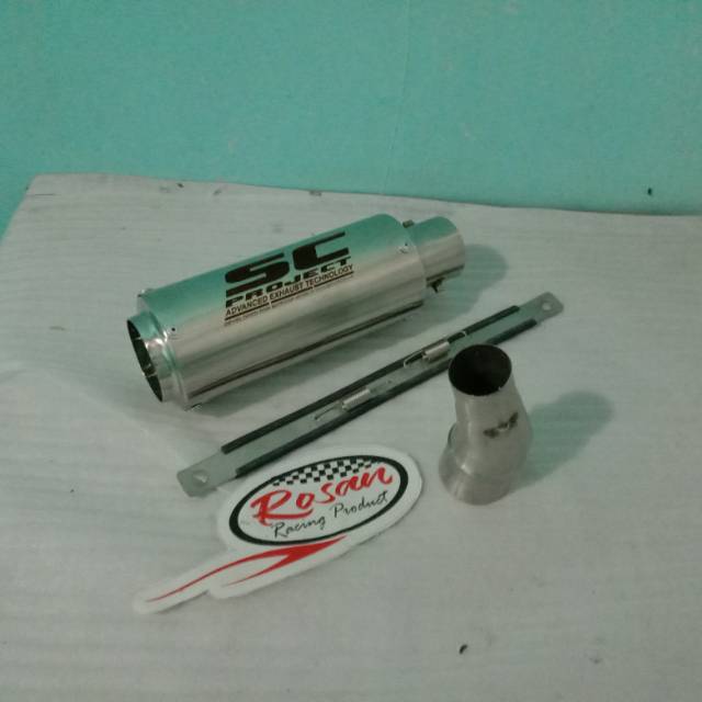 knalpot racing SC project slipon ninja 250 karbu fi