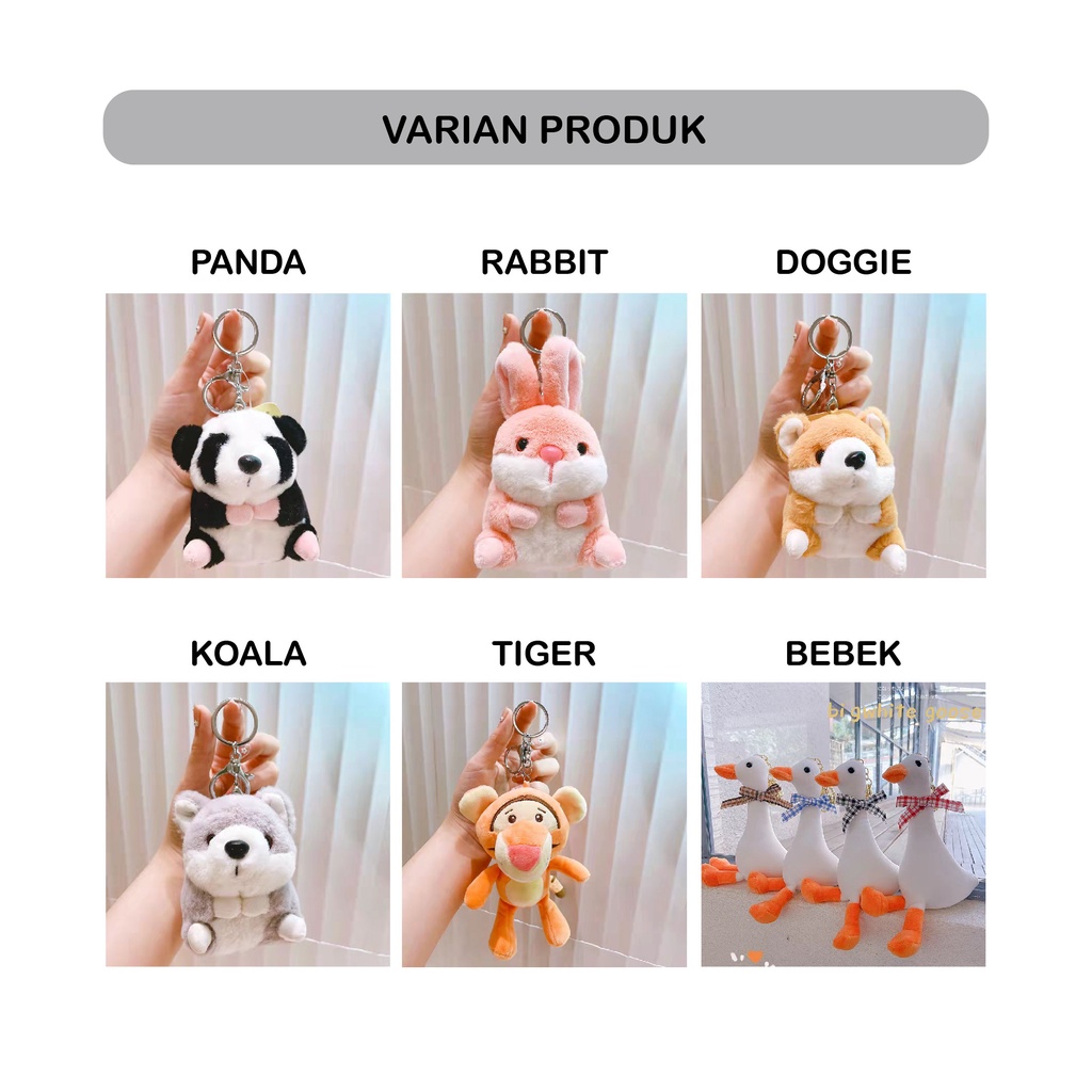 GANTUNGAN KUNCI BONEKA BESAR / SOUVENIR / PAJANGAN/ KEYCHAIN