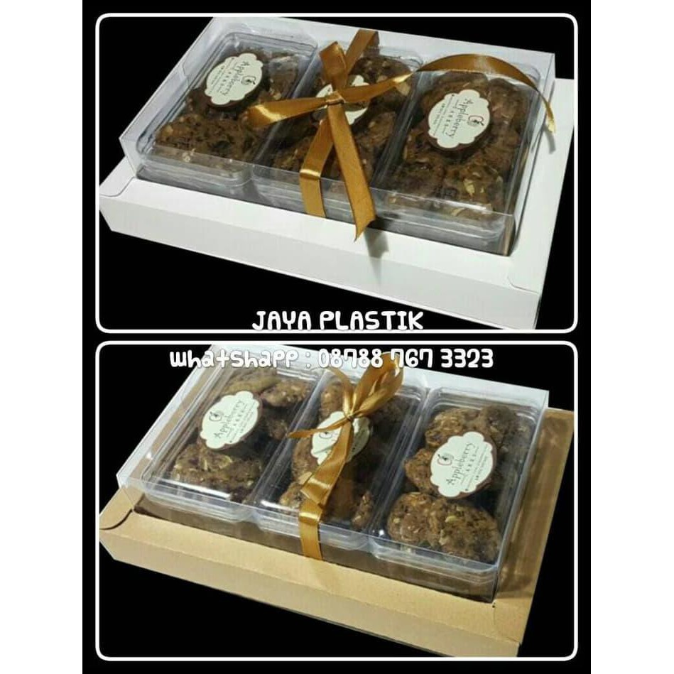 

Promo Special Dus Kue Cantik / Gift Box Kecil / Box Toples Kue 29X19X4Cm 329197 - Cokelat Muda