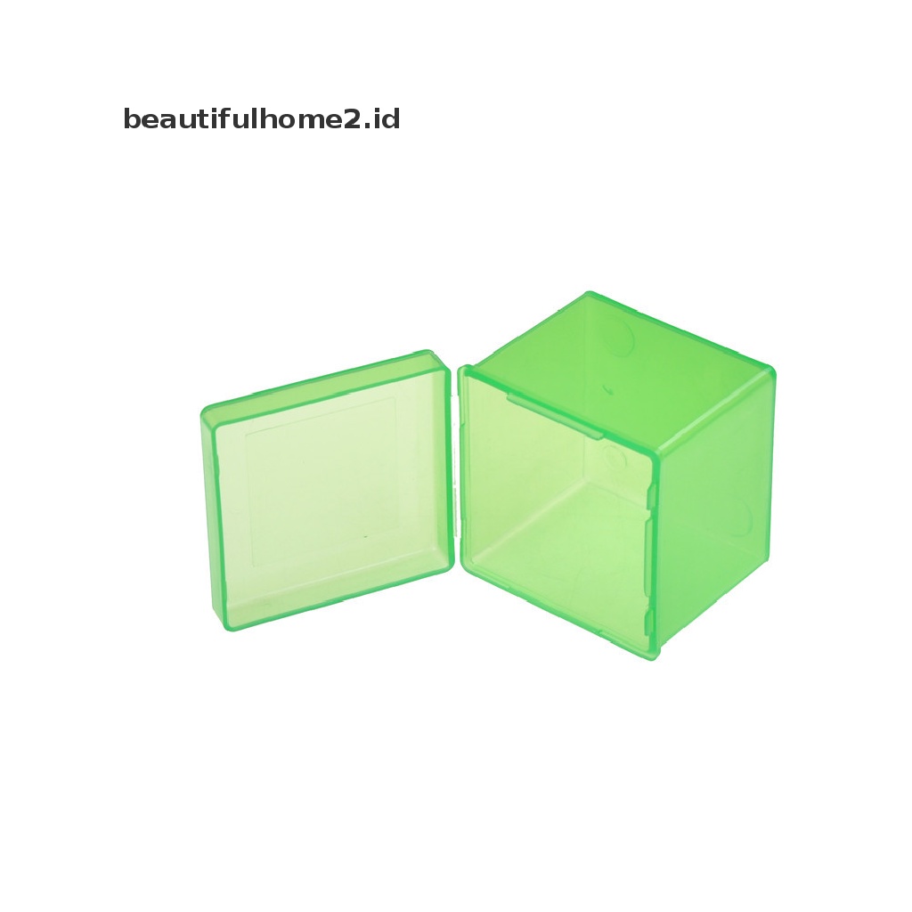 (Beautifulhome2.Id) Kotak Penyimpanan Kubus Rubik 3x3 X 3 Bahan Plastik Transparan