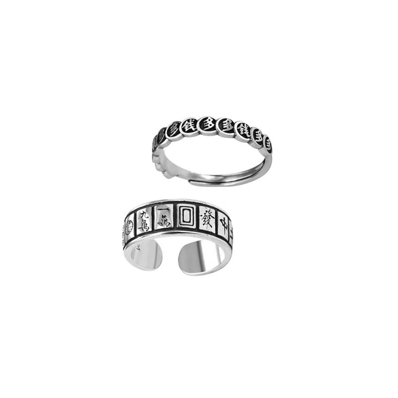 Money A Lot Of Mahjong Rings  Accessories  Stylish Retro