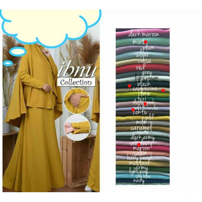 Khimar premium (lengan ) by ibnu collection