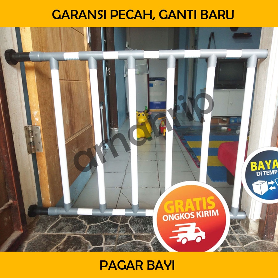 Pagar pengaman bayi / pagar bayi / pagar pintu pengaman bayi / Baby Gate / Baby safety gate