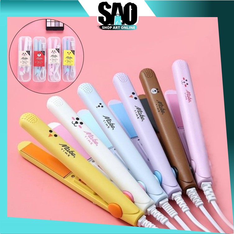 SAO - F732 Catokan Rambut Karakter 2 in 1 / Catok Rambut / Catokan Mini / Kemier Karakter Animals