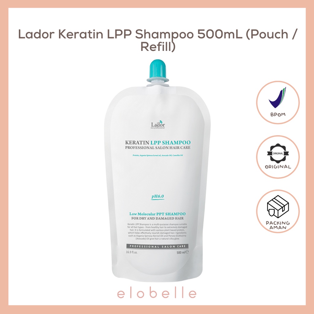 Jual Lador Keratin LPP Shampoo 500mL Keratin Treatment Series / Lador