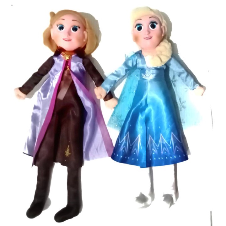 Boneka karakter frozen elsa ana