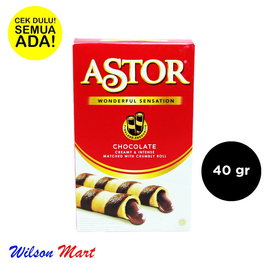 

ASTOR WONDERFUL SENSATION CHOCOLATE 40 GRAM