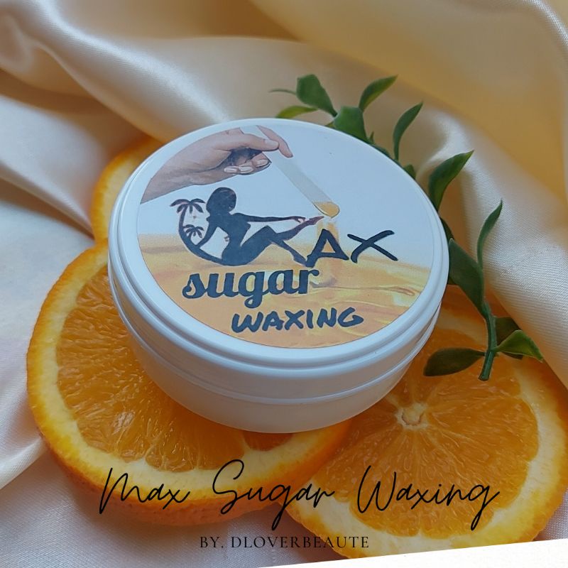 MAX SUGAR WAXING 300 Gram/ PENGHILANG BULU / WAX NATURAL + FREE KERTAS DAN SPATULA