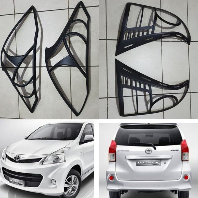 PAKET garnish lampu hitam doff ALL NEW AVANZA-XENIA 2012-2014 New