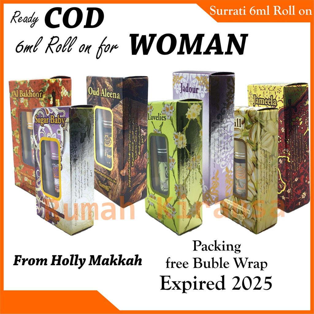 PARFUM SURRATI 6ml ROLL ON FOR WOMAN
