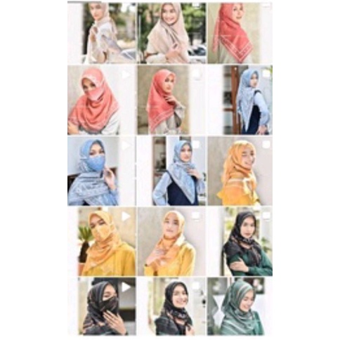 Ivan Gunawan Mandjha Scarf Fashion Motif