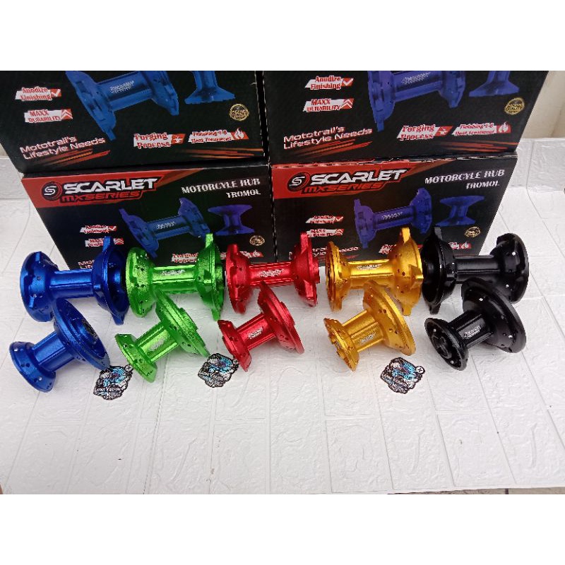 0tromol KLX 150 l forget scarlet racing 36hole doble bearing tromol depan belakang KLX 150l Tromol S