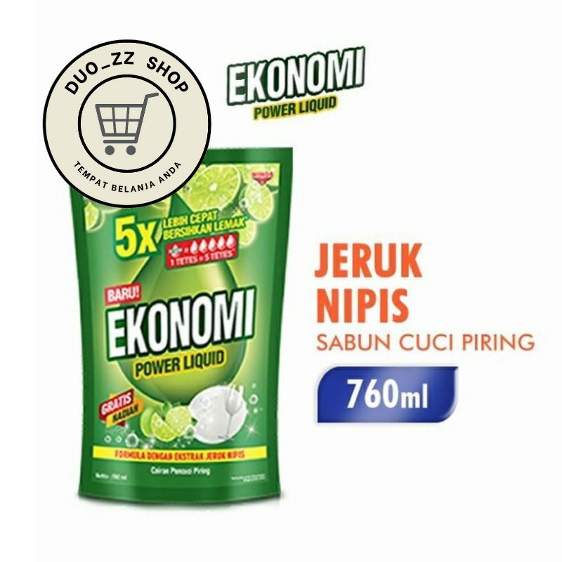 Ekonomi Sabun Cuci Piring 650ml (Tanpa Piring)