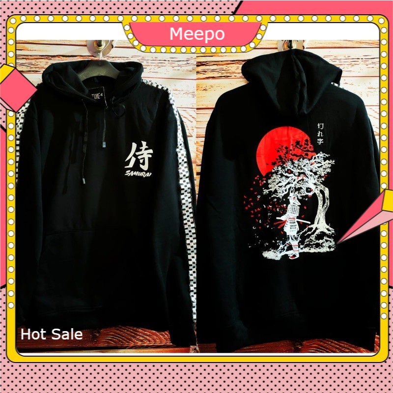 JAKET HOODIE MOTIF SAMURAI JEPANG