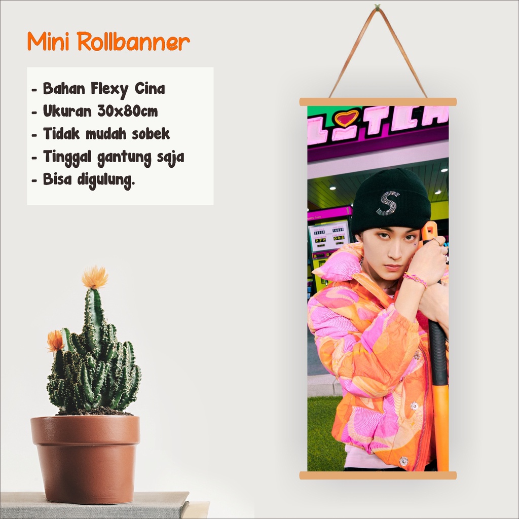 MINI ROLL BANNER NCT DREAM MARK GLITCH MODE