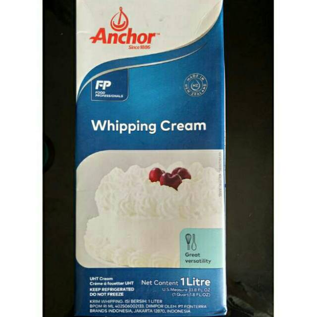 

Whipping Cream 1 liter