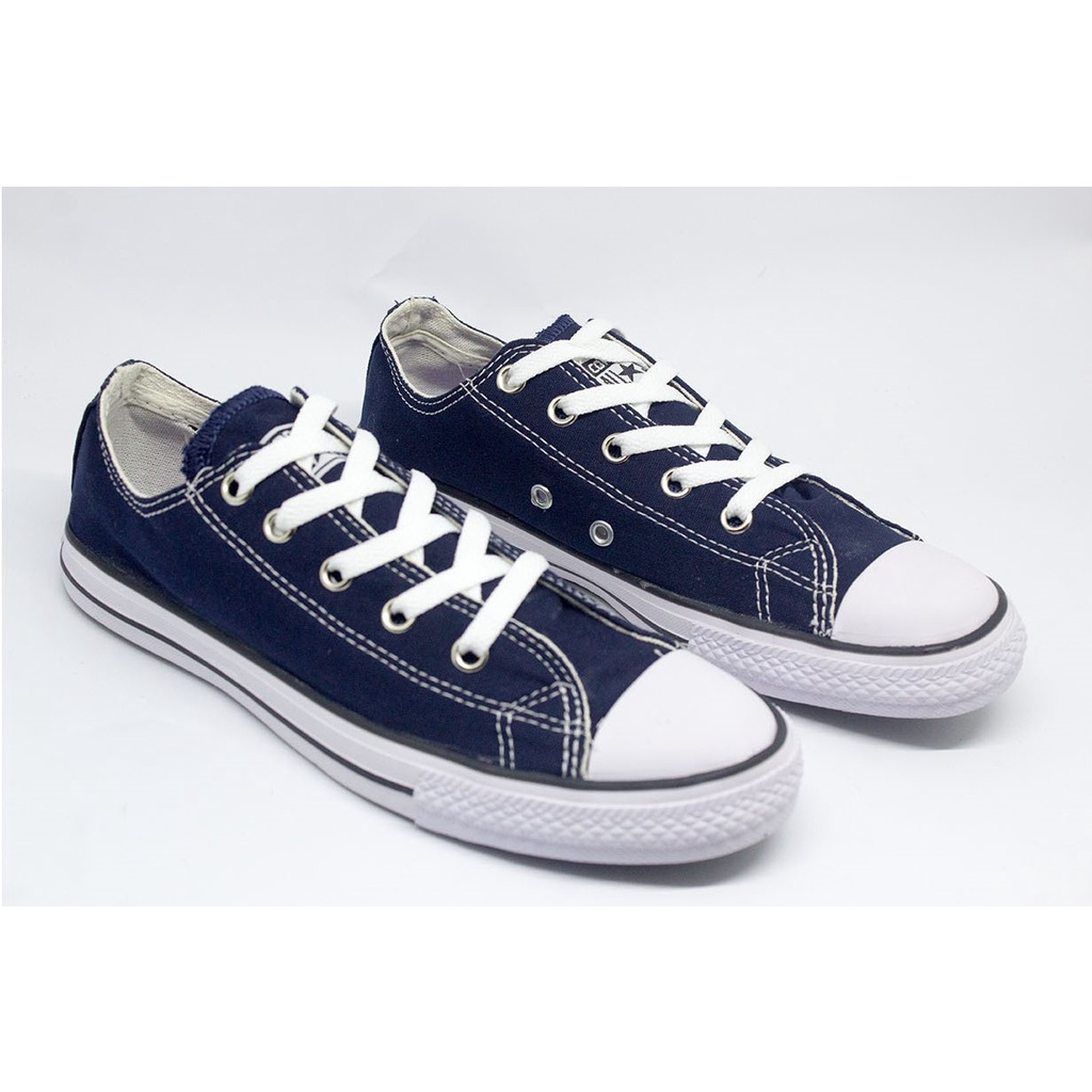 Supplier sepatu Allstar Classic Low Sepatu Sneakers Alstar  Convers Pendek Warna Hitam Bahan Canvas