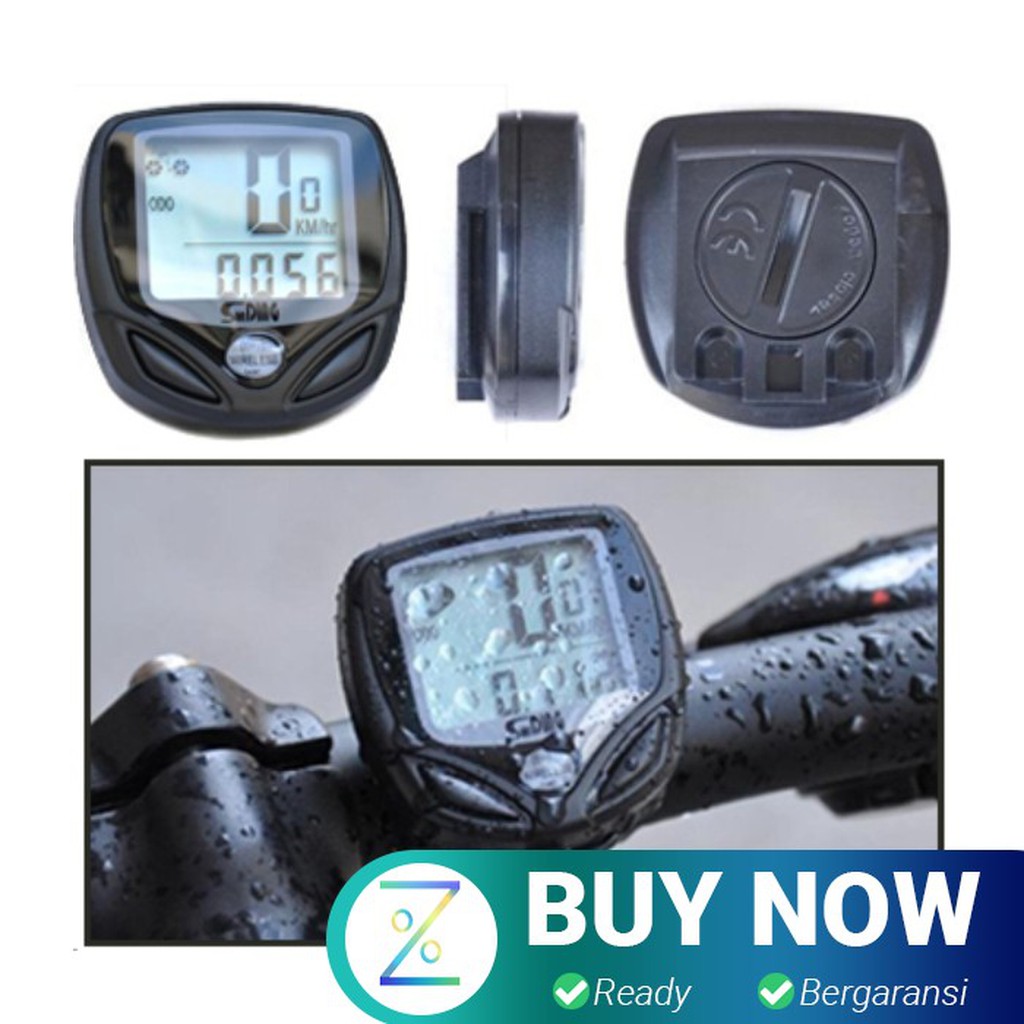 Speedometer Sepeda Wireless Display LCD - SD-548C - Black