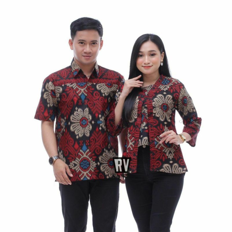 COUPLE HEM BLOUSE SERAGAM KANTOR/KERJA