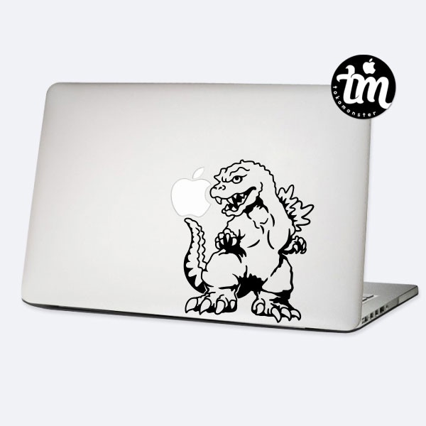 Stiker Laptop MacBook Asus Acer Dell Lenovo - Sticker Godzilla