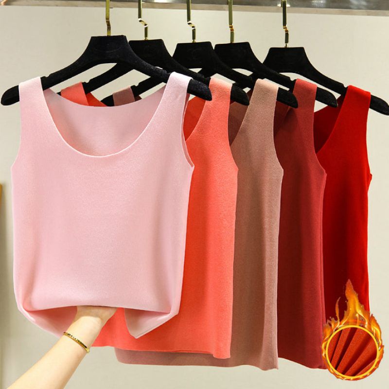 Tanktop hangat seamless baju dalam piyama