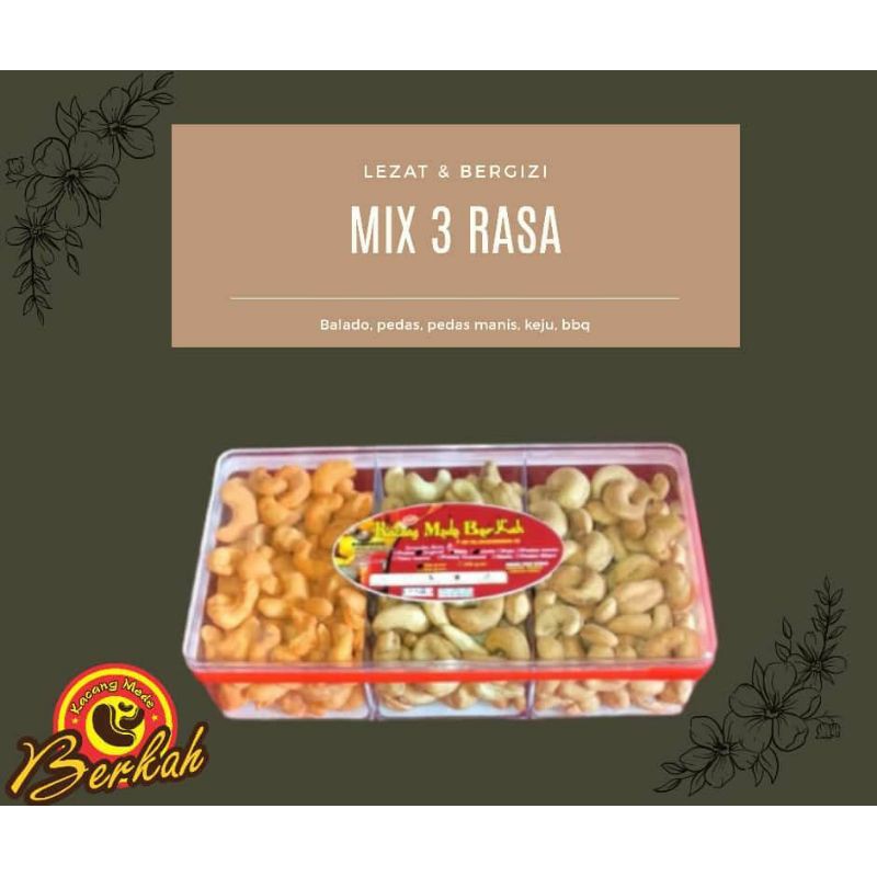 

Kacang Mete mix 3 rasa