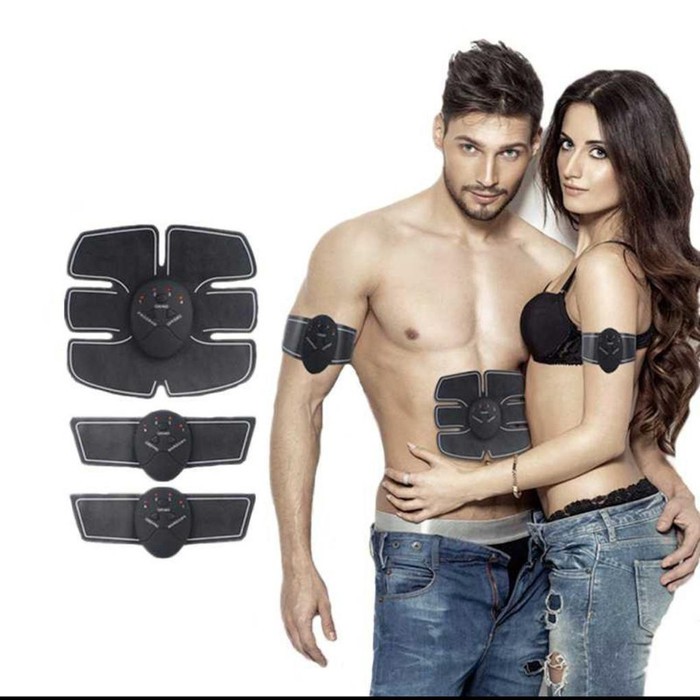 Alat Stimulator Terapi EMS Otot Six Pack ABS Abdominal Muscle Exercise Muscle EMS Alat fitness gym