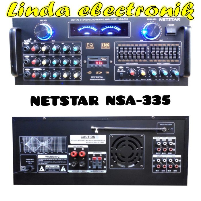 amplifier NETSTAR NSA 335 ampli nestar nsa335 amplifier nestar nsa 335